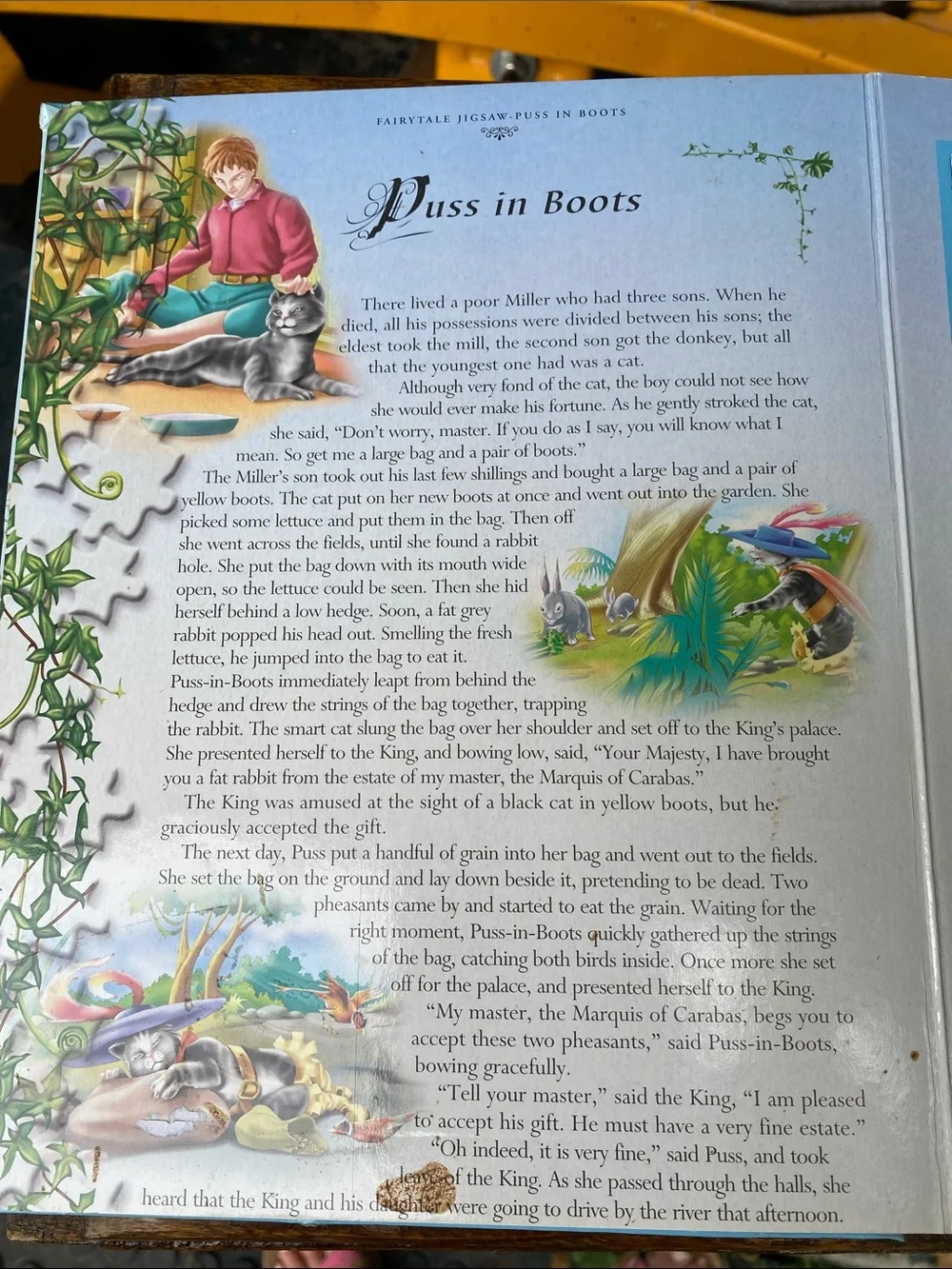 Fairy Tale Jigsaw Puzzle Book by Innovage 3 Tales 6 Puzzles 24 Pc Each 2004